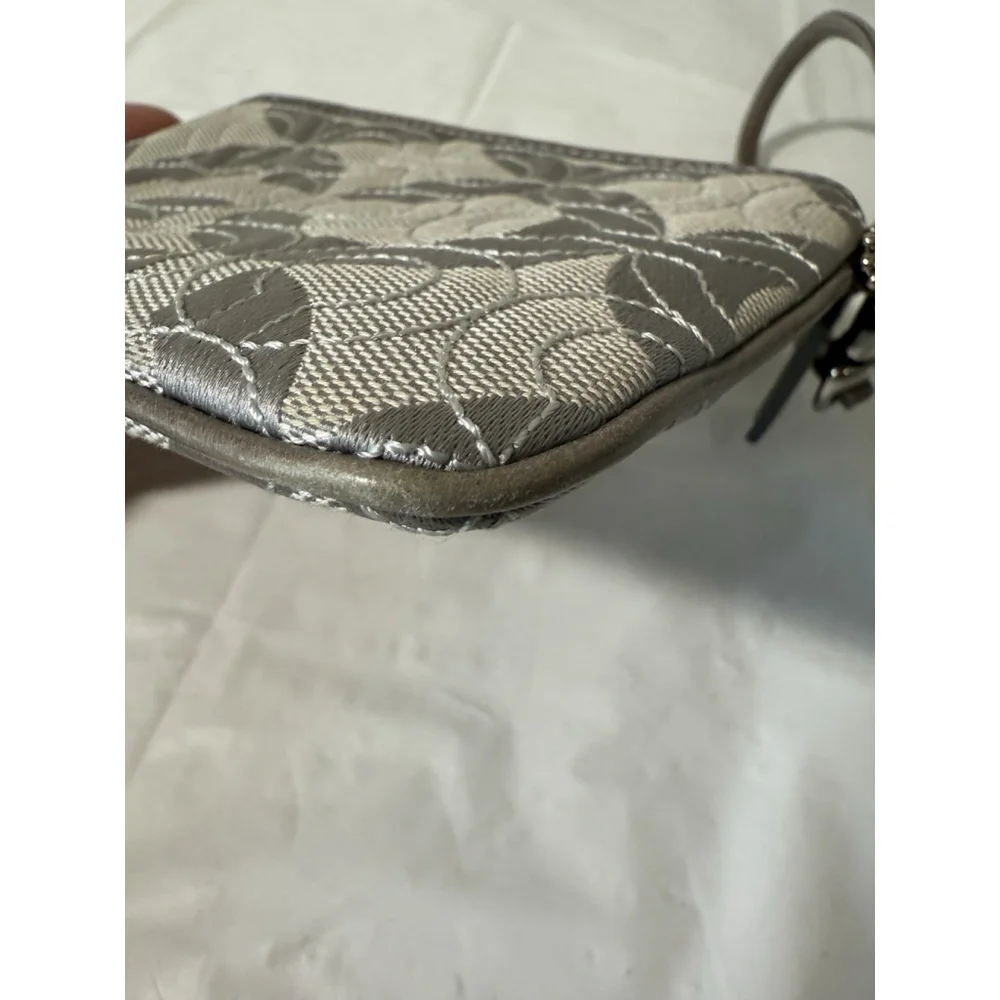 Vintage Coach Signature Optic C Quilted Wristlet
